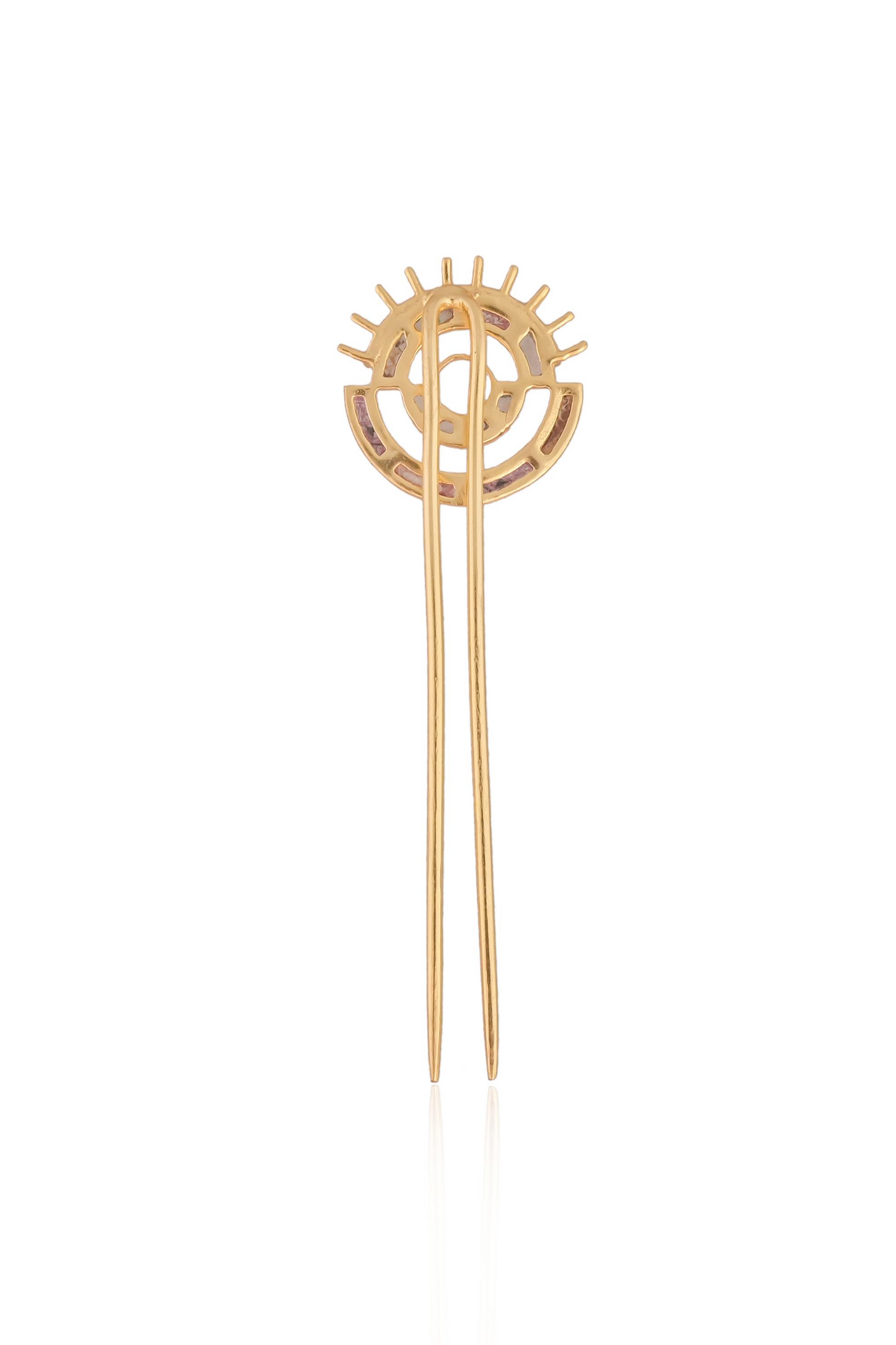 Autumn Wisdom Hairpin (Illustrated Stone)